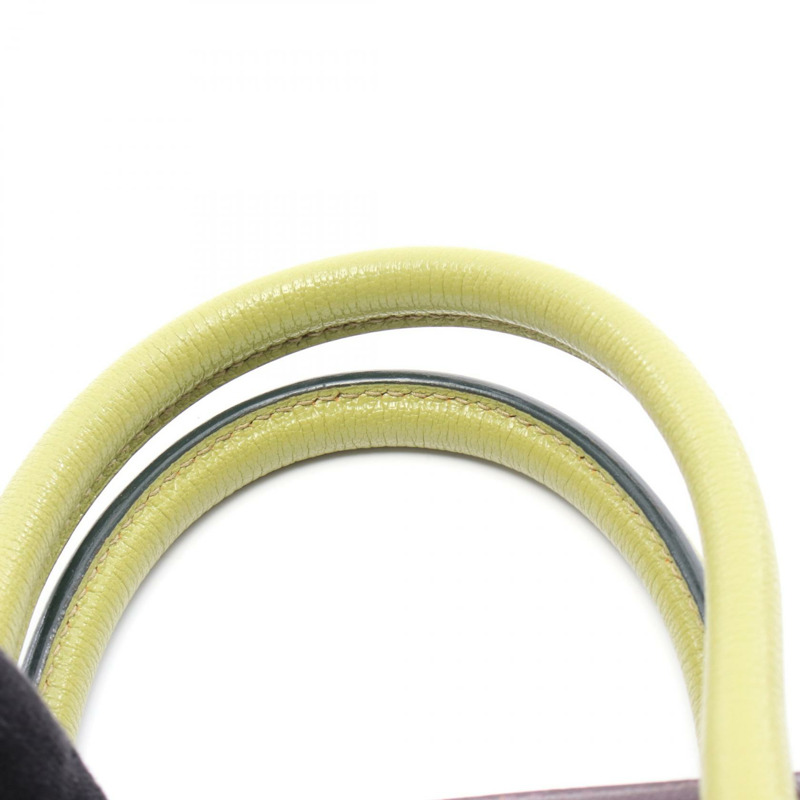 愛馬仕鉑金包 30 手提包 Chevre 皮革 Anis 綠色 Prune 二手女士 SHW M 2009-8