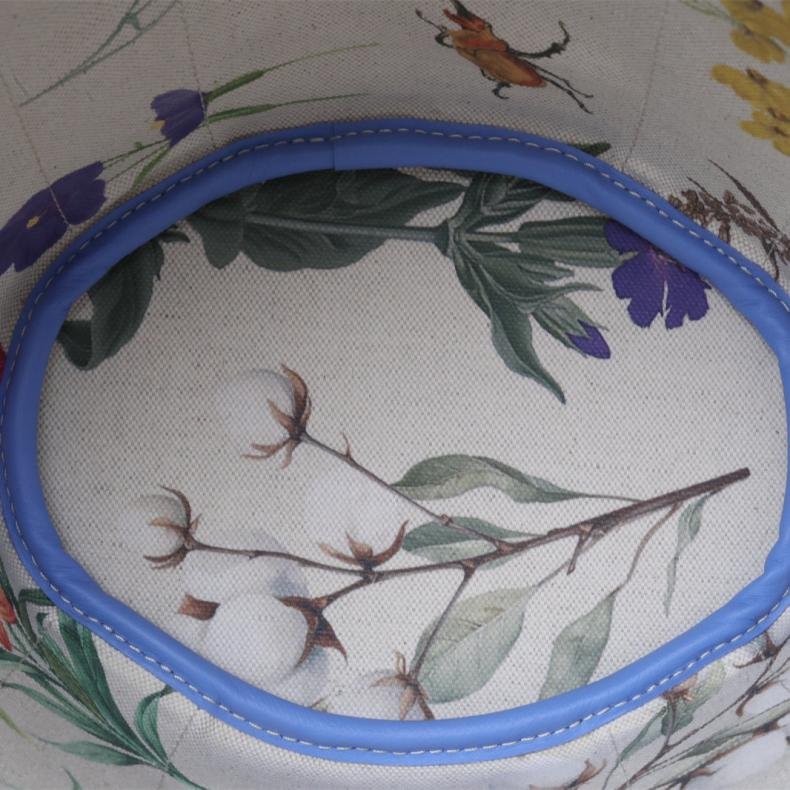 藍色 PVC 銀扣 Belharra 水桶包 限定色-4