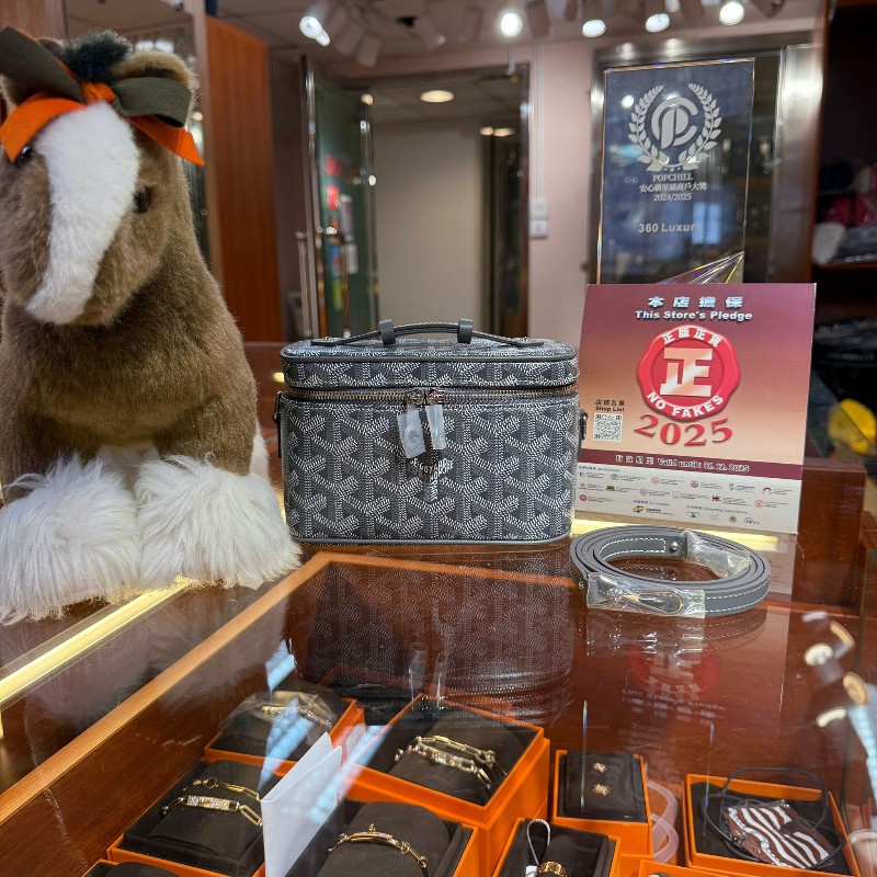 ✨持有香港正品正貨標籤(只做全新)✨ Goyard Muse Mini Vanity 灰色-2