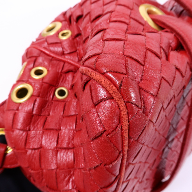 BOTTEGA VENETA 牛皮皮革Shoulder Bag金扣肩背袋-8