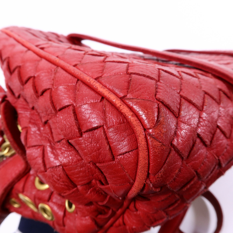 BOTTEGA VENETA 牛皮皮革Shoulder Bag金扣肩背袋-11