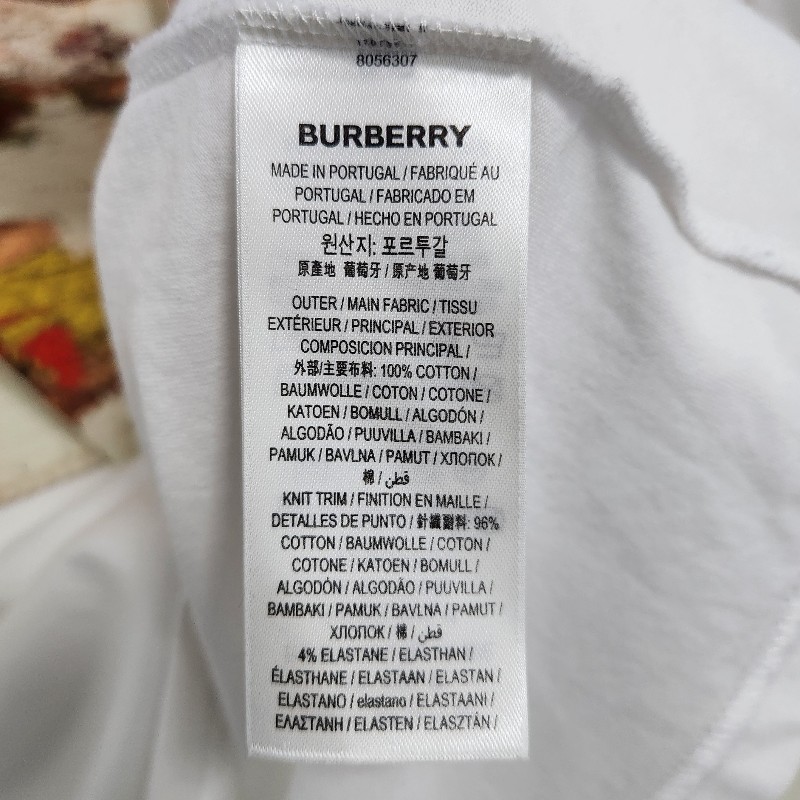 BURBERRY 地圖印花T恤-5