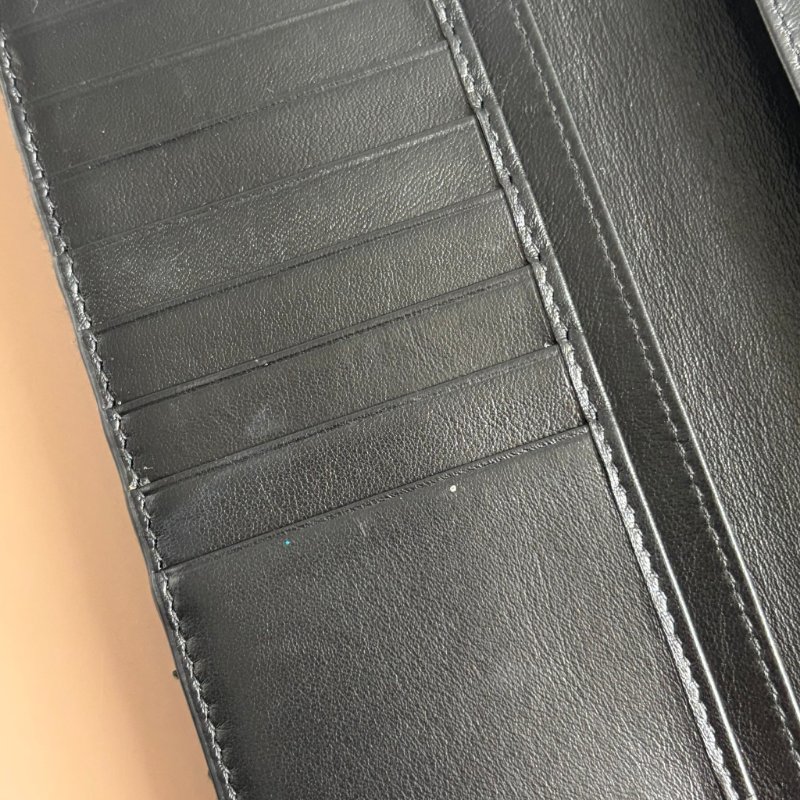 ::Christian Dior:: Oblique 緹花對開直式長夾-14