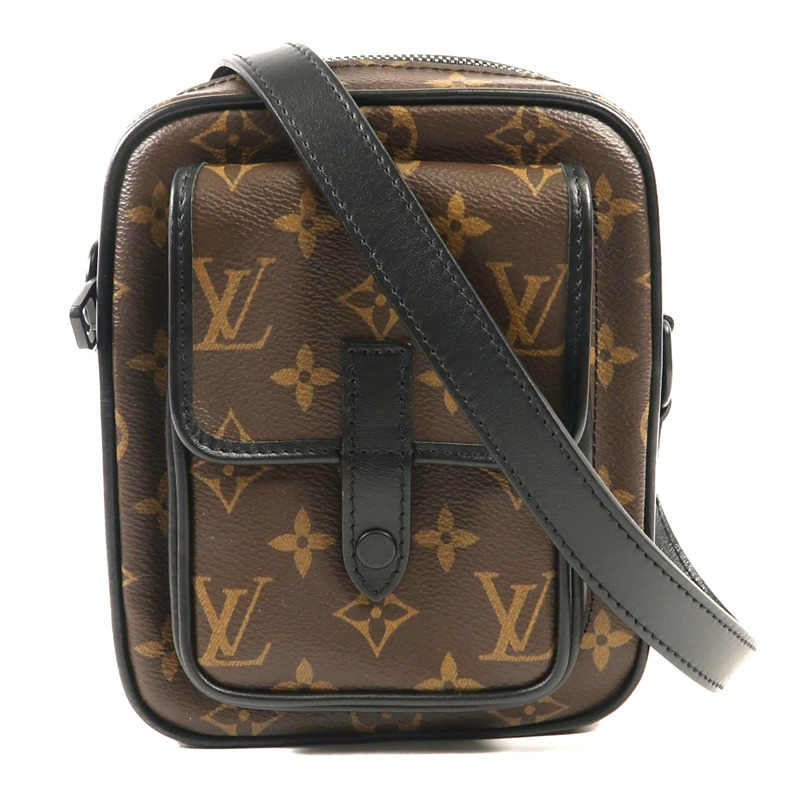 LOUIS VUITTON Monogram Macassar  Christopher Wearable Wallet肩背袋-0
