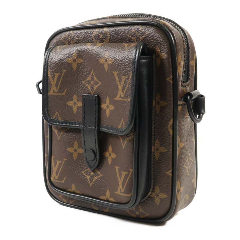 LOUIS VUITTON Monogram Macassar  Christopher Wearable Wallet肩背袋-2
