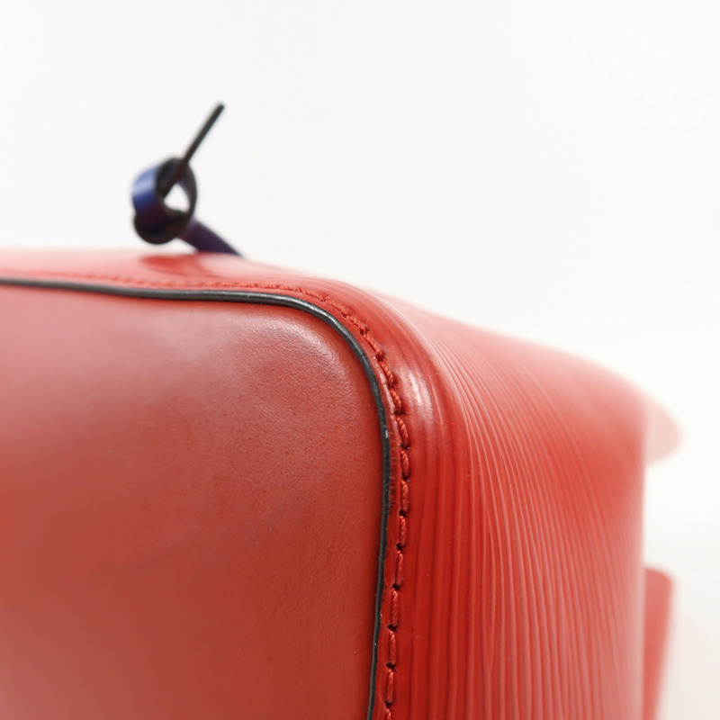 LOUIS VUITTON Epi NeoNoe MM銀扣手挽肩背兩用袋紅色藍色-10