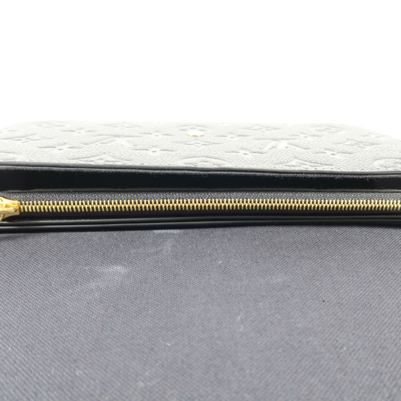 LOUIS VUITTON Monogram Empreinte Felicie Pochette 金扣鏈帶肩背袋-4