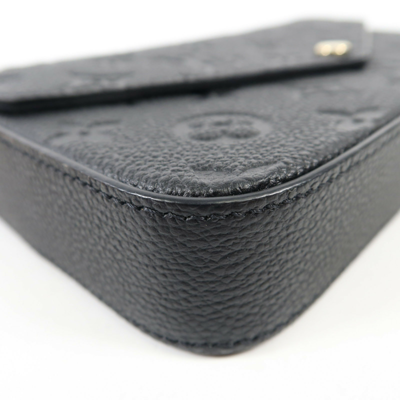 LOUIS VUITTON Monogram Empreinte Felicie Pochette 金扣鏈帶肩背袋-9