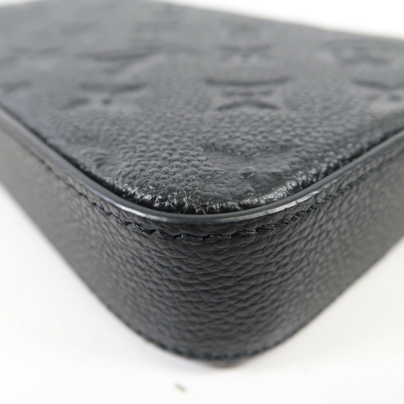 LOUIS VUITTON Monogram Empreinte Felicie Pochette 金扣鏈帶肩背袋-12