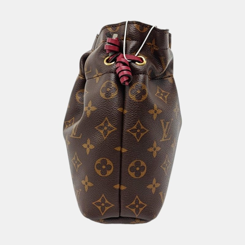 LOUIS VUITTON NÉONOÉ 棕色塗層帆布老花肩背包 手拿包-3