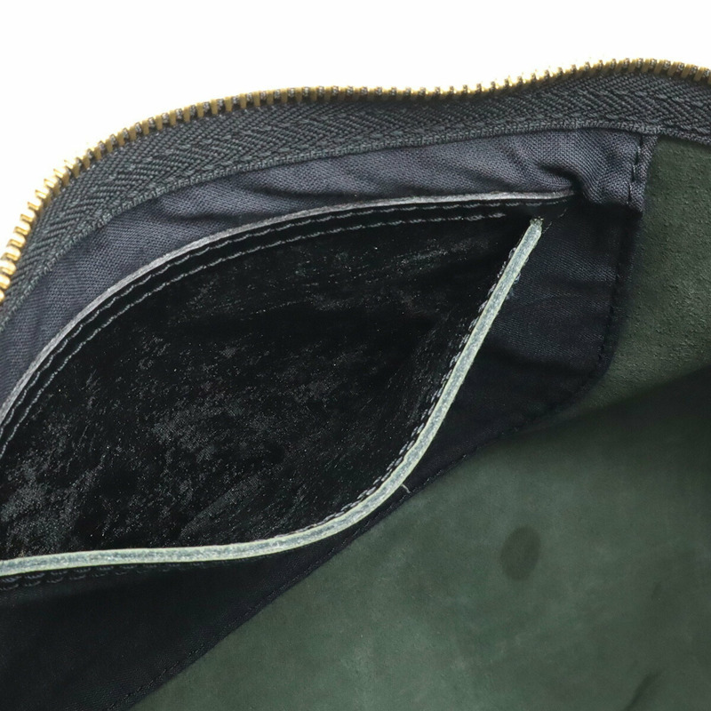 LOUIS VUITTON Epi Speedy 35 手提包/波士頓包，黑色皮革，M42992-7