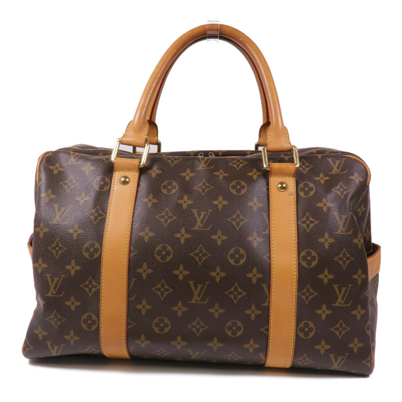 LOUIS VUITTON Monogram Carryall金扣波士頓包-0