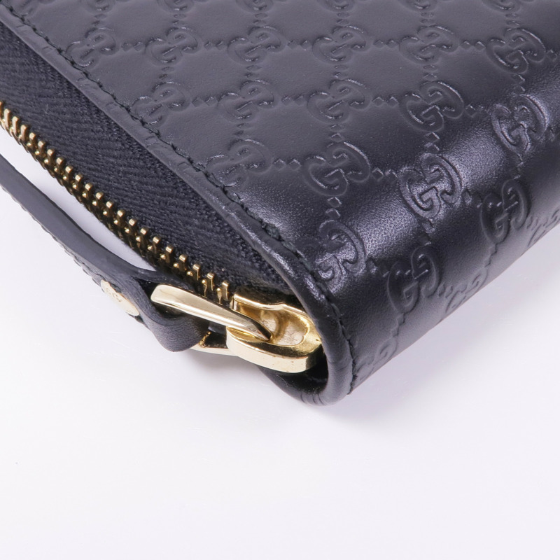 GUCCI 皮革Zipped Wallet金扣長錢包-6