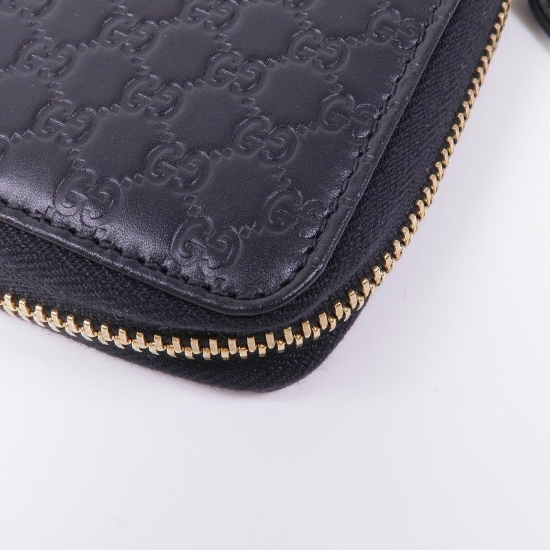 GUCCI 皮革Zipped Wallet金扣長錢包-8