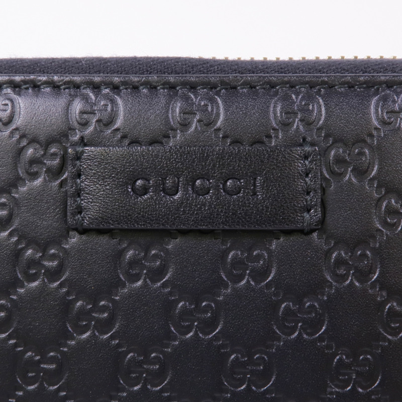 GUCCI 皮革Zipped Wallet金扣長錢包-10