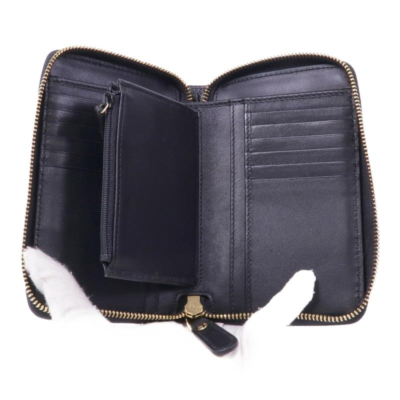 GUCCI 皮革Zipped Wallet金扣長錢包-11