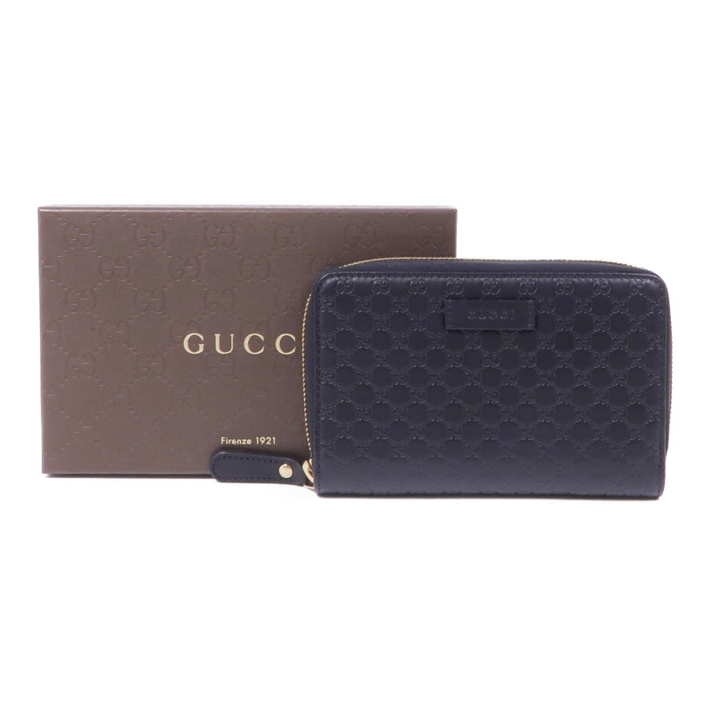 GUCCI 皮革Zipped Wallet金扣長錢包-14