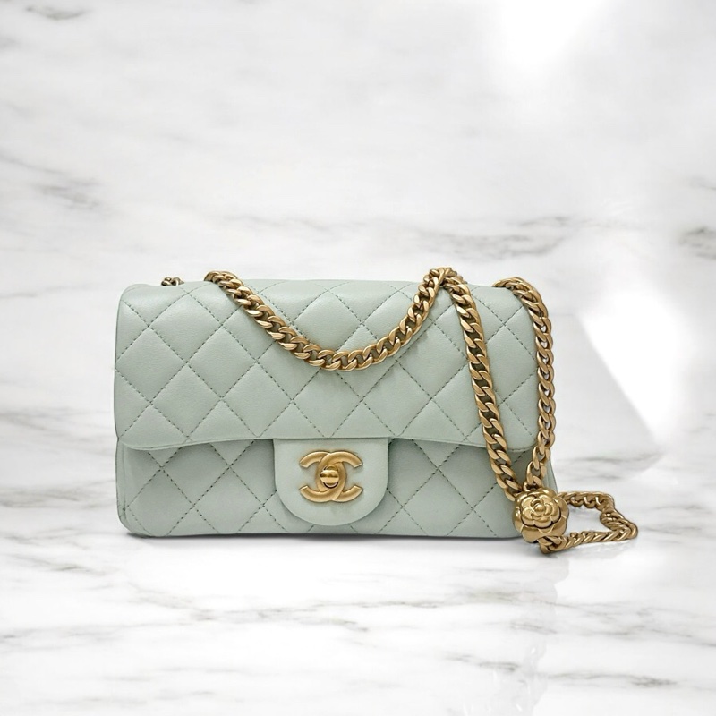 莉亞精品♡ CF20 水藍山茶花 全新品-0