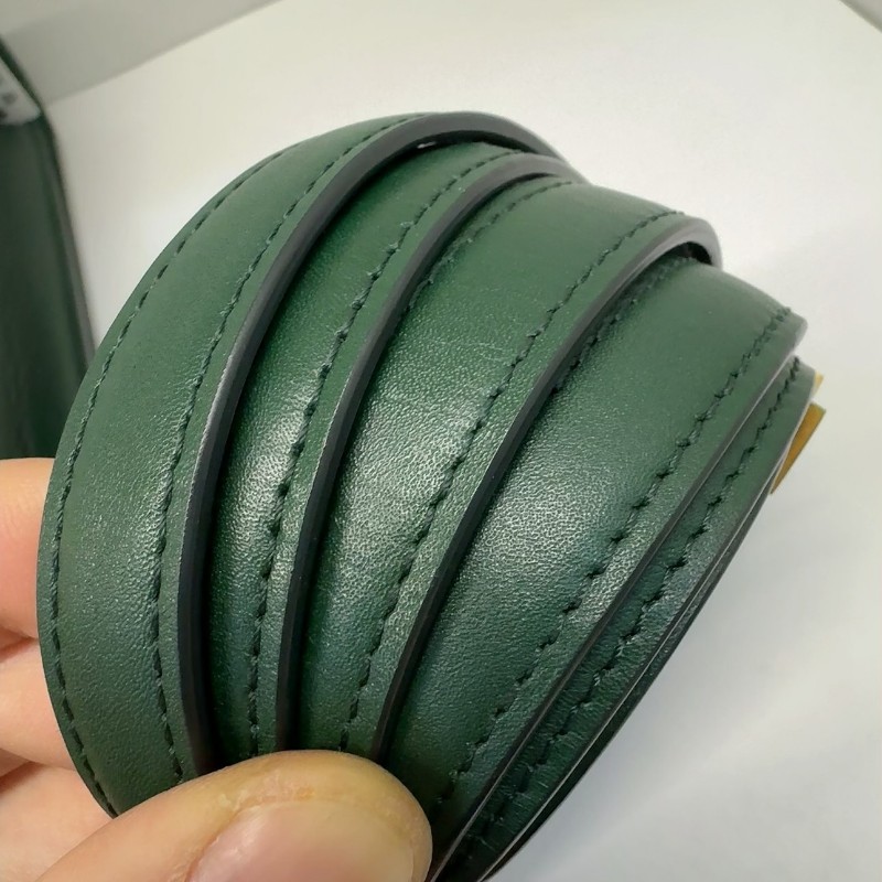 Celine box 中號 亞馬遜綠 肩背包 斜背包-16