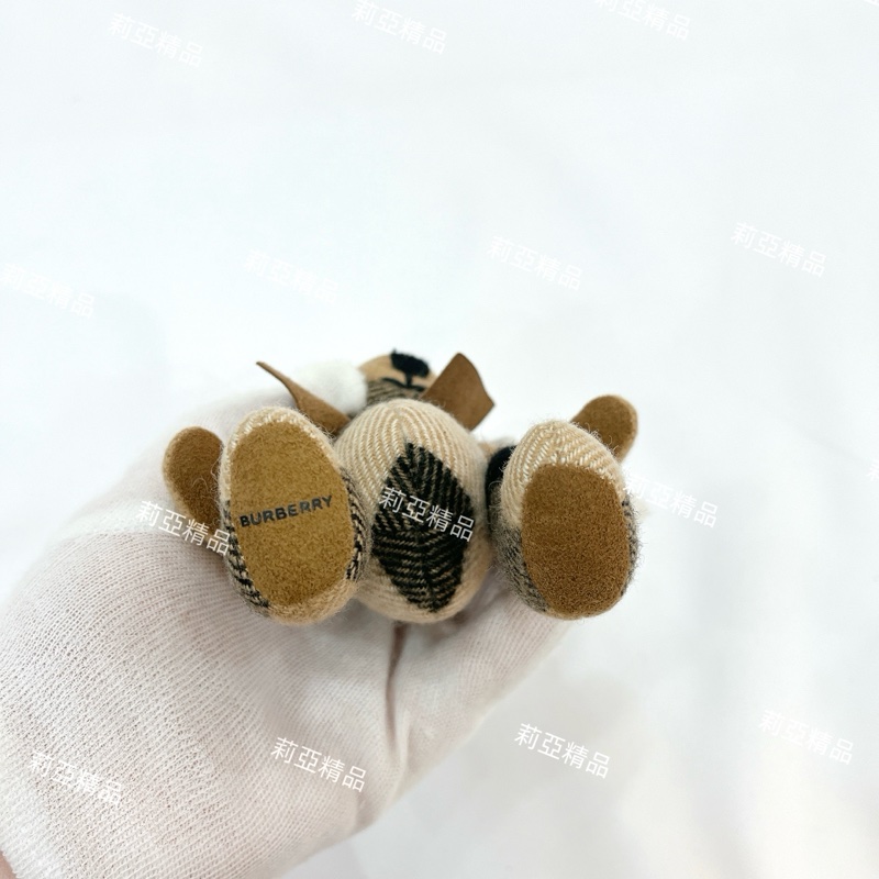 莉亞精品♡Burberry 蝴蝶結小熊 九新美品-5