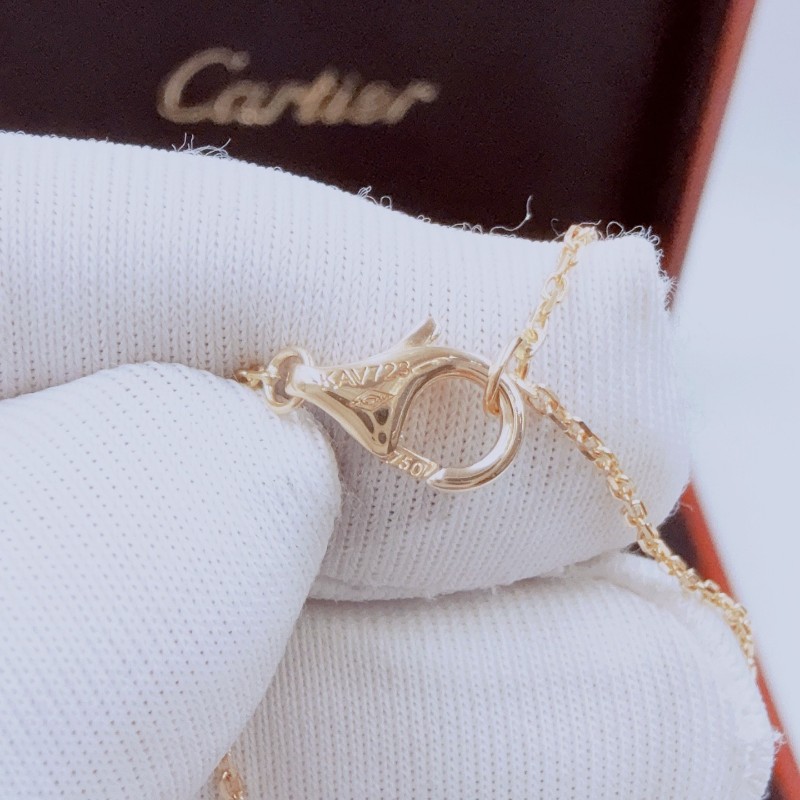 Cartier AMULETTE DE CARTIER 白貝母平安扣 護身符-4