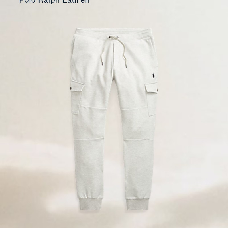 Polo Ralph Lauren RL 米白 工裝 大口袋 棉褲 縮口褲 男S-1