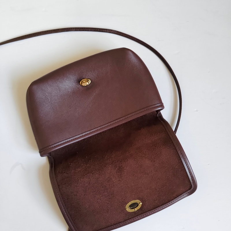 美製老品 #COACH 迷你小方包 暗紫色 / 古典 / 老包 / VTG / mini-5