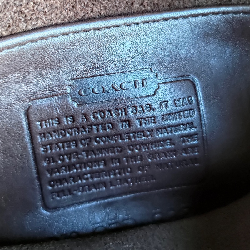 美製老品 #COACH 迷你小方包 暗紫色 / 古典 / 老包 / VTG / mini-7