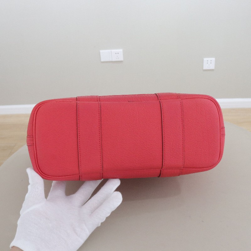 Hermes愛馬仕Garden party長柄花園包 帆布拼皮 框N刻-3