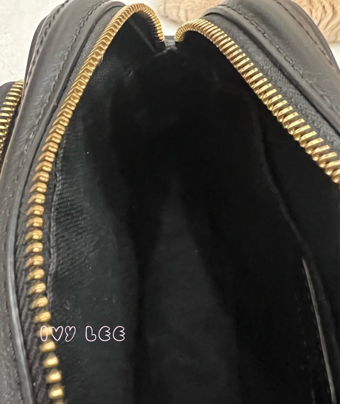 BURBERRY 8015241 Tb 包 Monogram 金鏈條 相機包 肩背包 皮革 經典黑 正品 二手精品-7