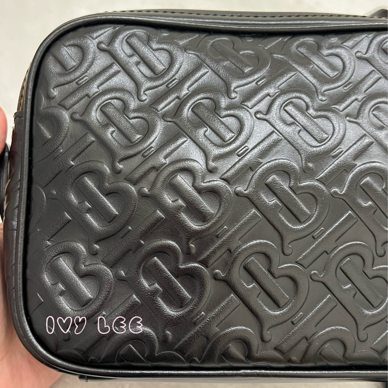 BURBERRY 8015241 Tb 包 Monogram 金鏈條 相機包 肩背包 皮革 經典黑 正品 二手精品-19