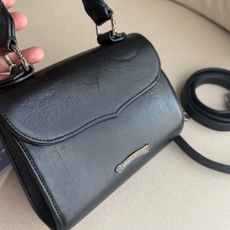 Chrome Hearts 克羅心 黑銀十字架Kelly🖤-7