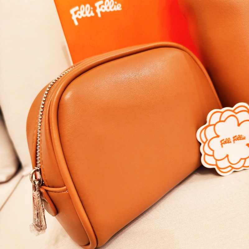 Folli Follie牛皮水桶子母包-17