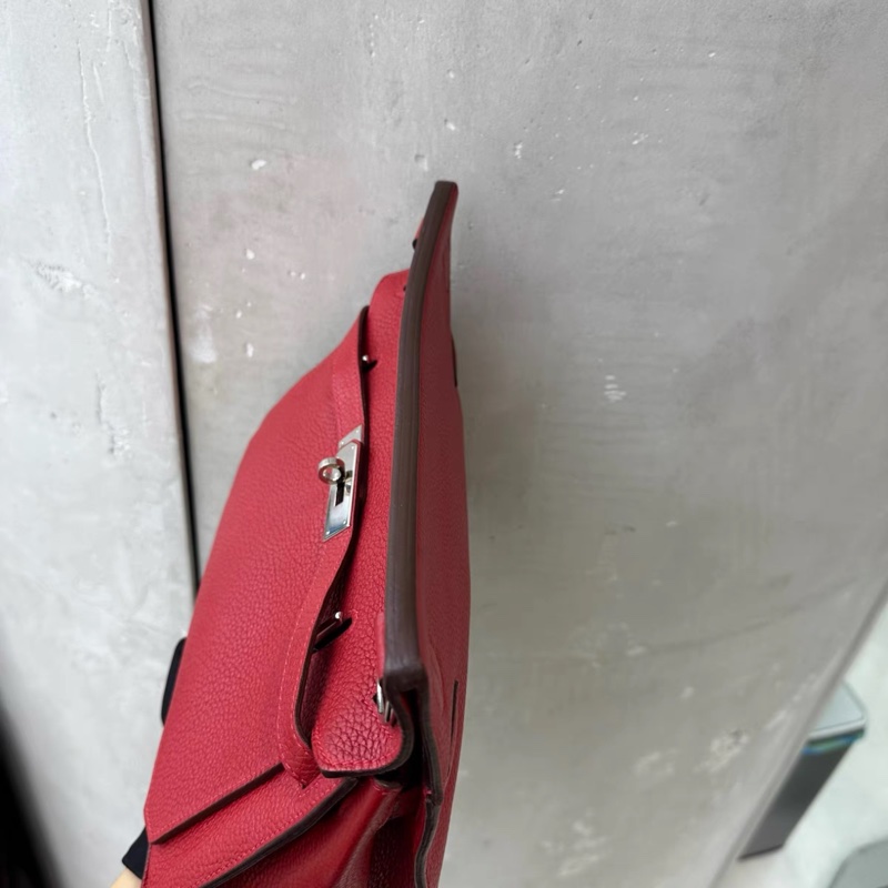 99新 愛馬仕 JYPSIERE 吉普賽28 紅色s銀扣 Q刻 togo 配件 防塵 肩帶-3