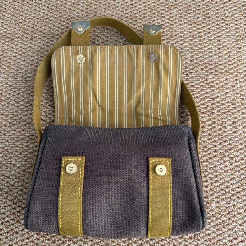 Louis Vuitton vintage  帆布郵差包 復古文藝感十足🤎-17