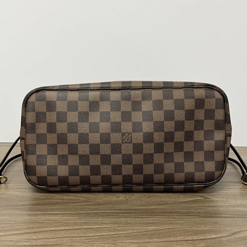 LV 棕棋盤Neverfull中號子母手提袋31*28*14 98新配件塵袋-3
