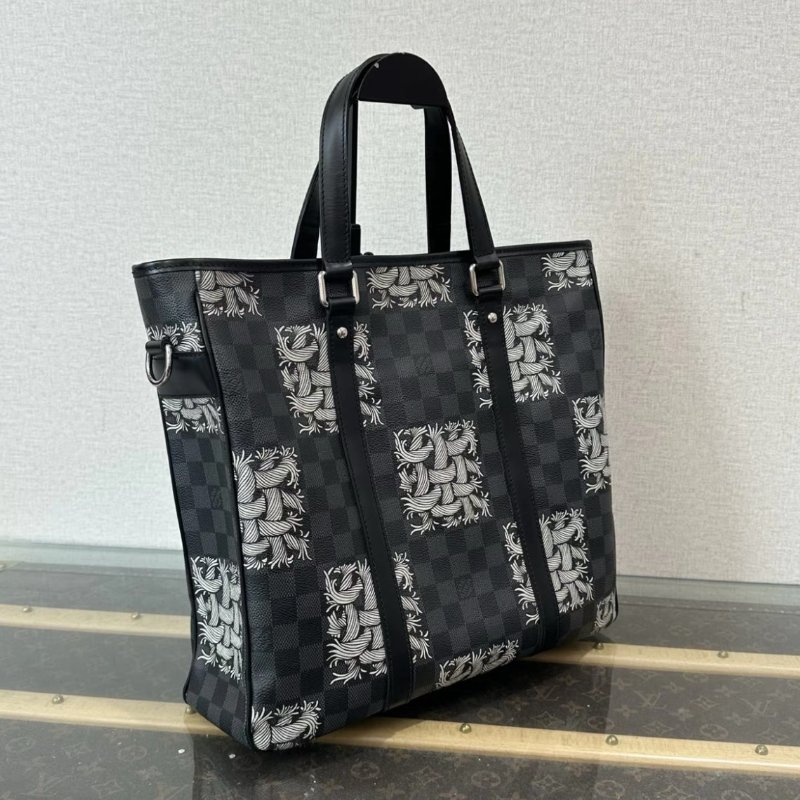 LV 伊勢丹限定藤原浩繩結手提包 35*32*9 98新-1