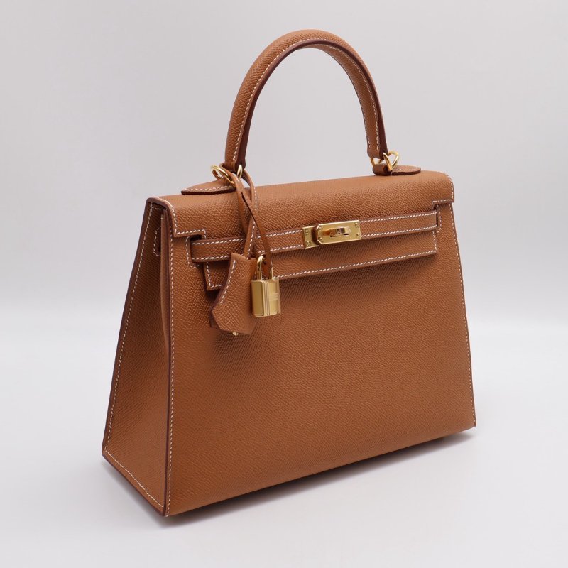 HERMES Kelly 25 - 金棕金-9