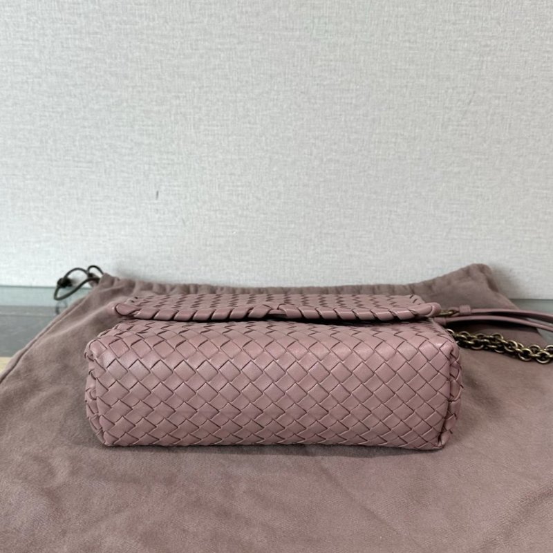 BV olimpia經典編織肩背斜背包24*16*8 98新 配件塵袋鏡子-3