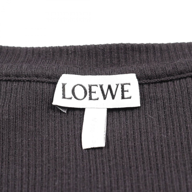 LOEWE Anagram 背心 S540Y07XAG 棉黑色 L 碼二手女款-2