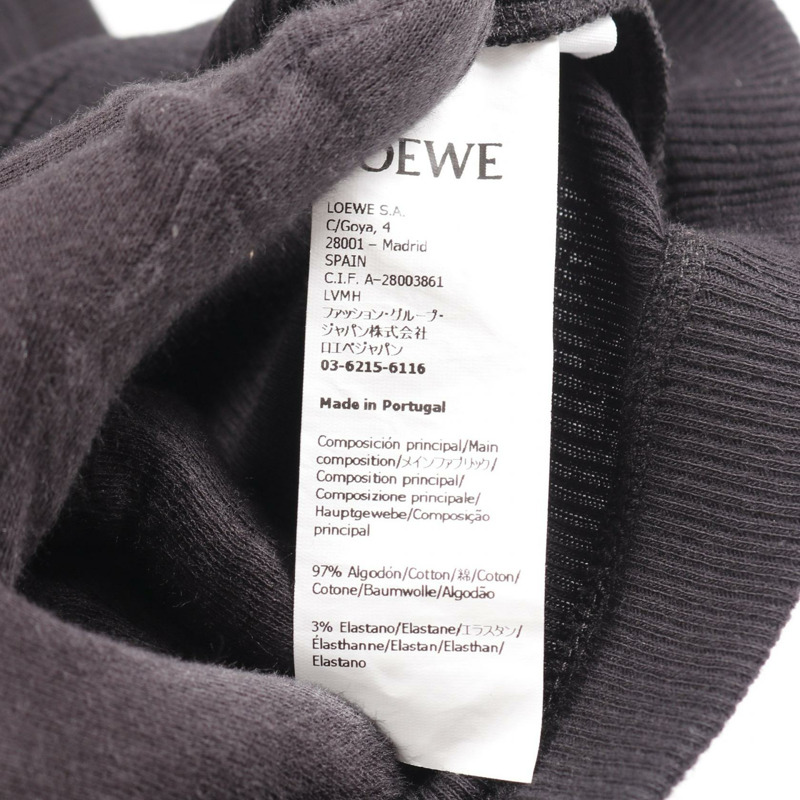 LOEWE Anagram 背心 S540Y07XAG 棉黑色 L 碼二手女款-3