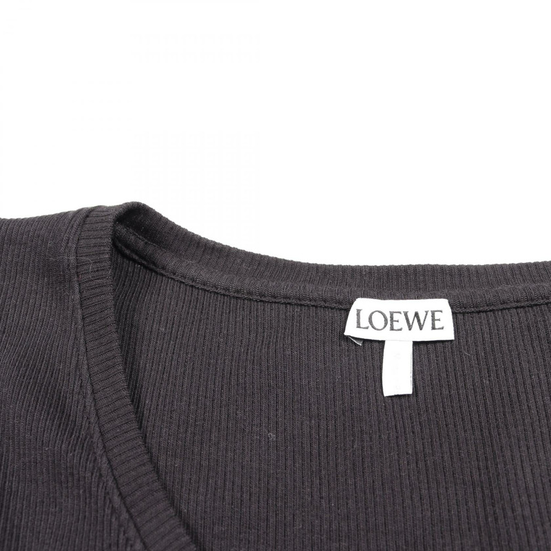LOEWE Anagram 背心 S540Y07XAG 棉黑色 L 碼二手女款-9