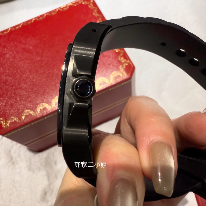 Cartier 卡地亞 Santos 100 so black #3774-2