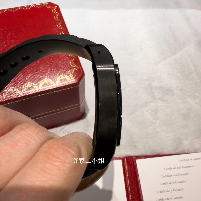 Cartier 卡地亞 Santos 100 so black #3774-5