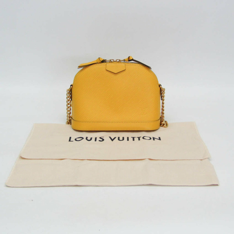 Louis Vuitton Epi Alma MINI M53119 女士單肩包 檸檬黃-1
