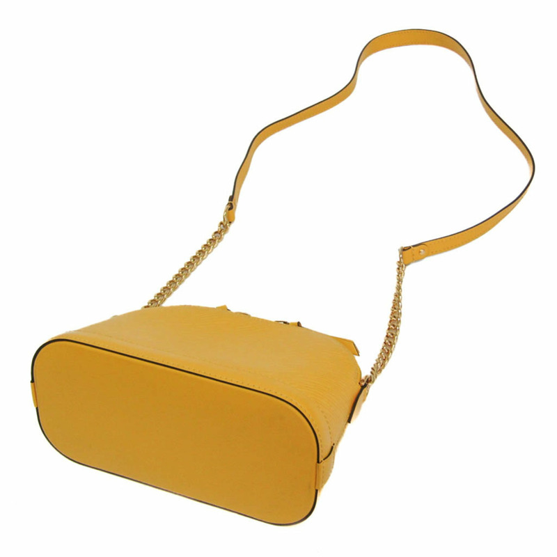 Louis Vuitton Epi Alma MINI M53119 女士單肩包 檸檬黃-2
