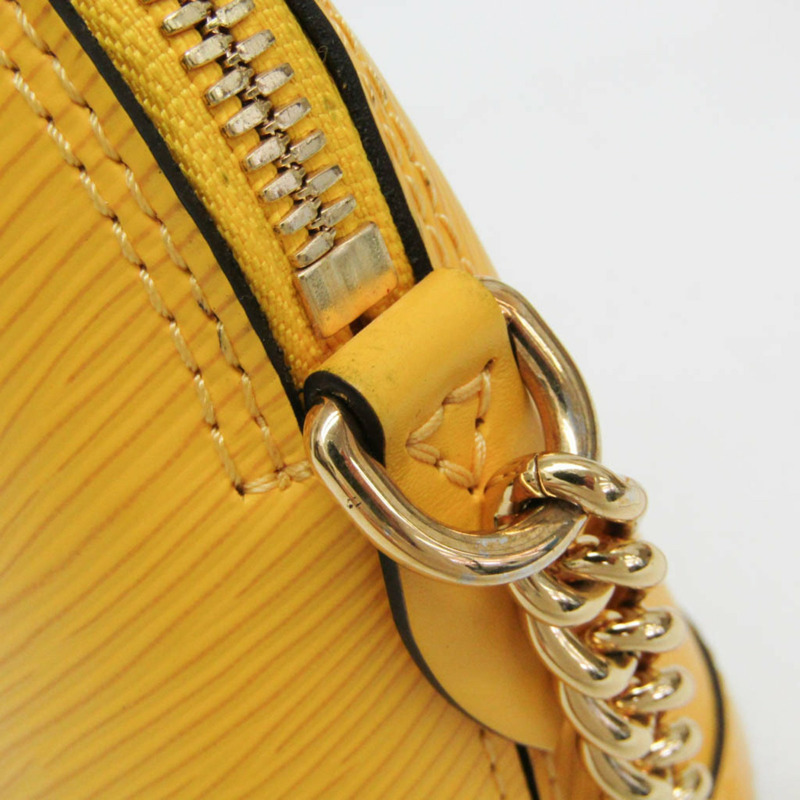 Louis Vuitton Epi Alma MINI M53119 女士單肩包 檸檬黃-7
