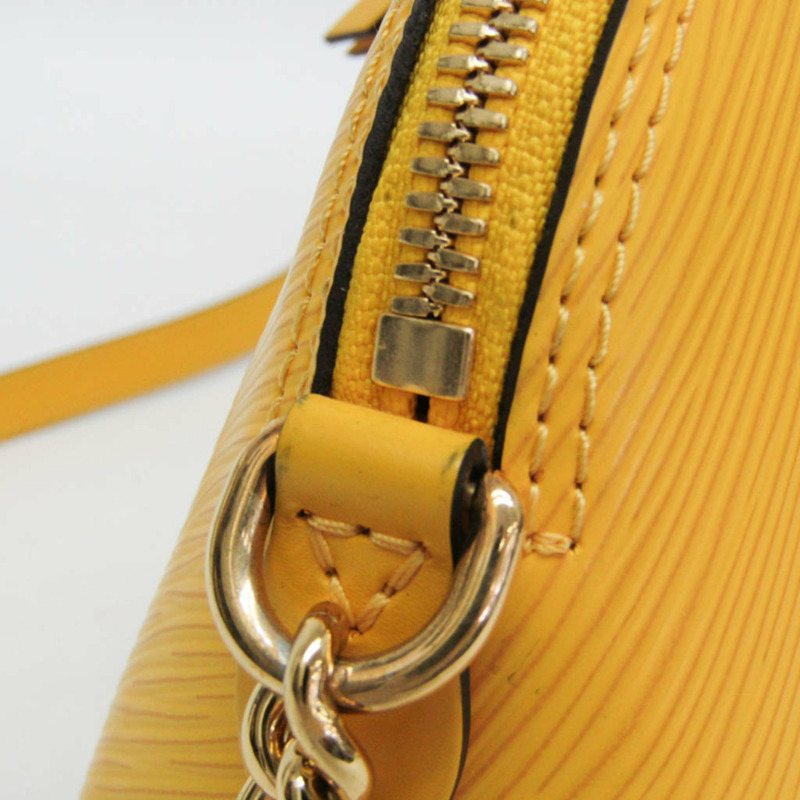 Louis Vuitton Epi Alma MINI M53119 女士單肩包 檸檬黃-8