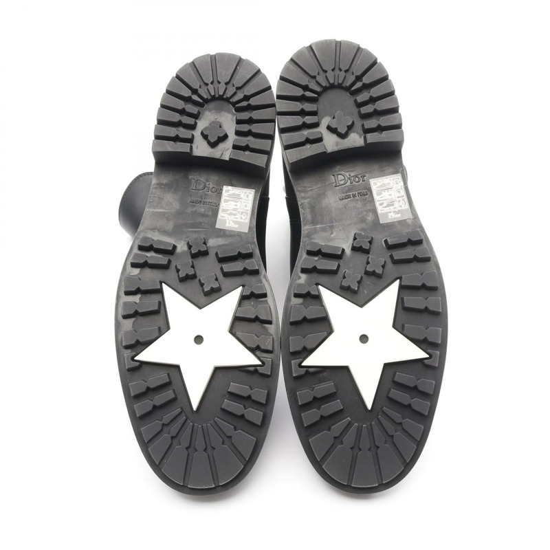 Christian Dior EMPREINTE 短靴 皮革 黑色 尺寸 38D 二手 女款-3