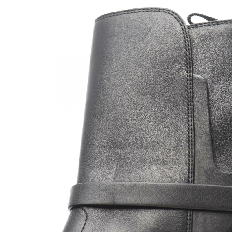 Christian Dior EMPREINTE 短靴 皮革 黑色 尺寸 38D 二手 女款-9